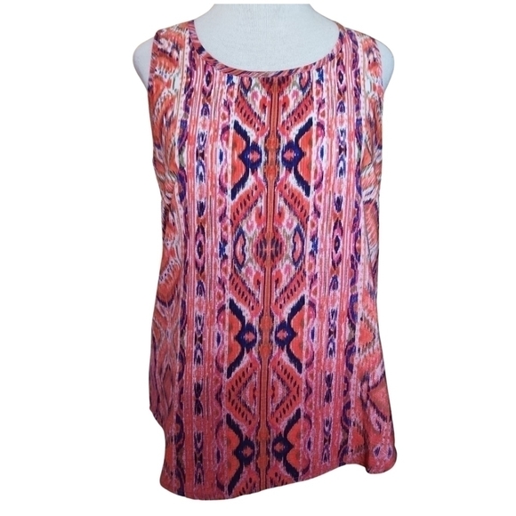 Olive & Oak Patterned Tank Top - Picture 1 of 6